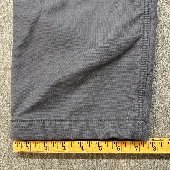 Carhartt Full Swing Relaxed Fit Work Pants Mens 34x30 Gray Reinforced Knee Cargo - Picture 8 of 13